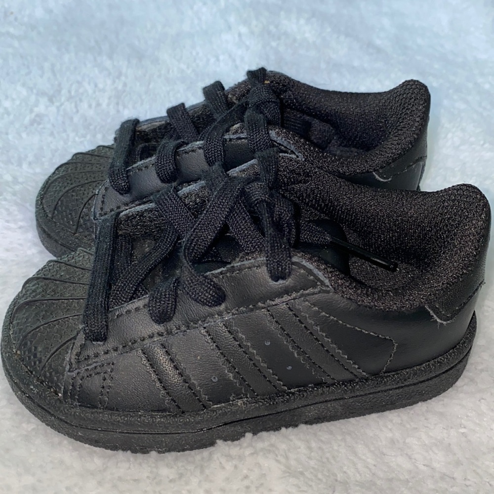 Black adidas sneakers